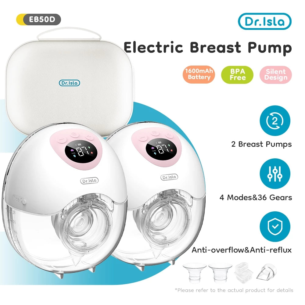 Dr.isla EB50D 2pcs Wearable Breast Pump Hands