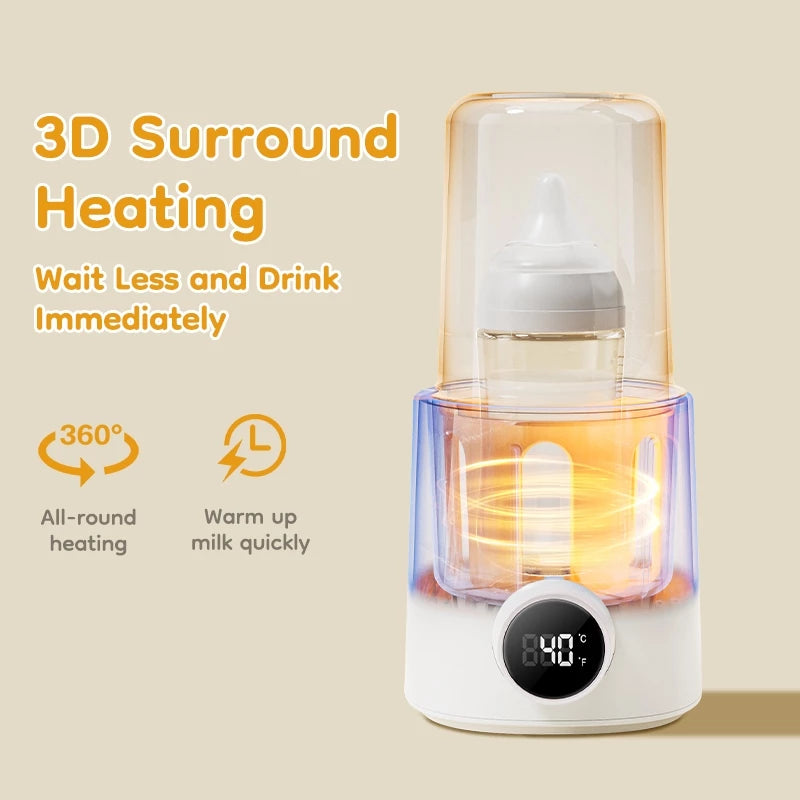 Dr.isla Electric Baby Bottle Warmer BPA-Free 36-100℃ Adjustable Steam