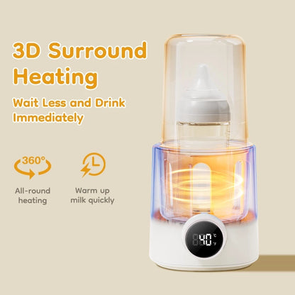 Dr.isla Electric Baby Bottle Warmer BPA-Free 36-100℃ Adjustable Steam