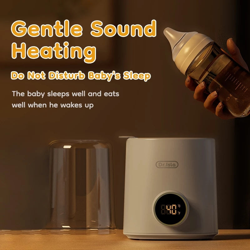 Dr.isla Electric Baby Bottle Warmer BPA-Free 36-100℃ Adjustable Steam
