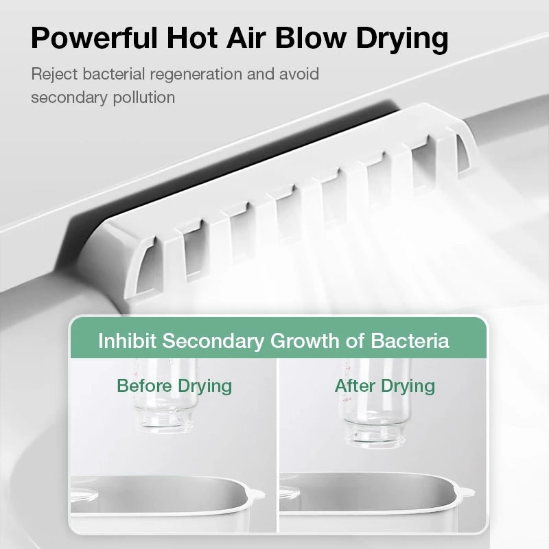 5 in 1 Baby Bottle Sterilizer With Drying Bottle Heater Capacity Auto Shut-Off